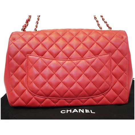 chanel jumbo classic flap lambskin|Chanel classic flap sizes.